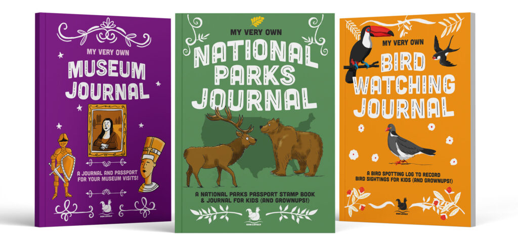 Museum Journals, National Parks Journals, Birdwatching Journals Ooh Lovely